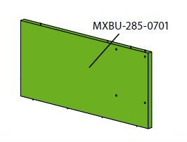 Ізоляція лівої сторони 2 TXN500 - MXBU-285-0701-RAL6018